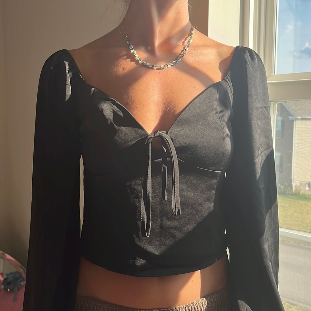 Small Long sleeved Black Pacsun Blouse